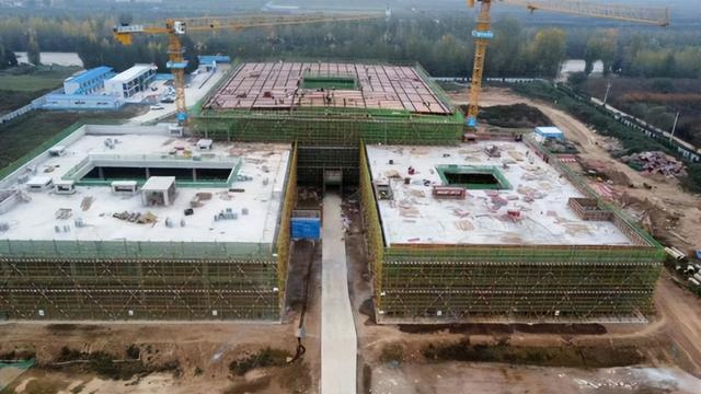 扶風(fēng)縣博物館設(shè)計建筑面積7542平方米，主體結(jié)構(gòu)進(jìn)入封頂